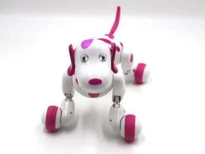 Радиоуправляемая робот-собака HappyCow Smart Dog 2.4G (розовая)