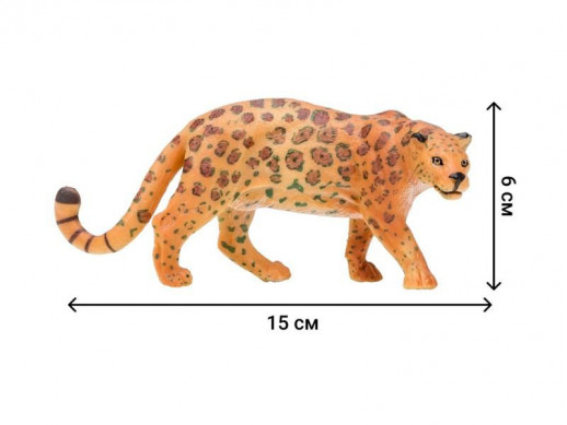 Набор фигурок животных MASAI MARA MM201-007 серии "Мир диких животных": Семья ягуаров, 6 пр.