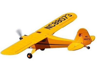 Радиоуправляемый самолет Top RC J3 желтый 1400мм KIT