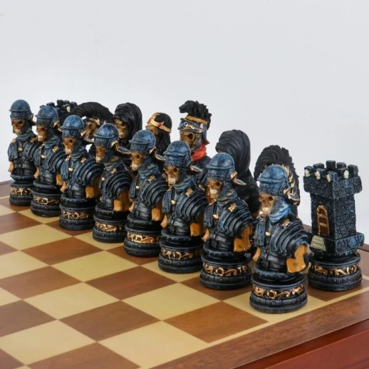 Шахматы сувенирные "Долина смерти", h короля-7.5 см, пешки-6.5 см, 36 х 36 см