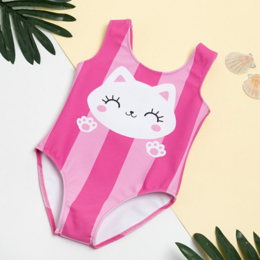 Купальник для девочки KAFTAN «Котик», цвет розовый