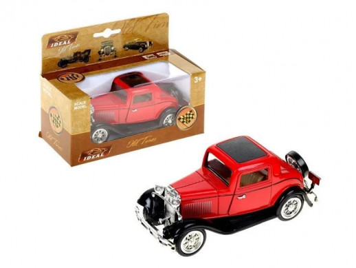 Машина Ideal 1:30-39 Ретромобиль "Old Times" красный