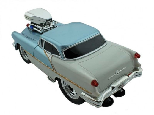 Р/У машина из серии "Muscle Сar" с гоночным Мотором 1/16 + свет + звук голубая