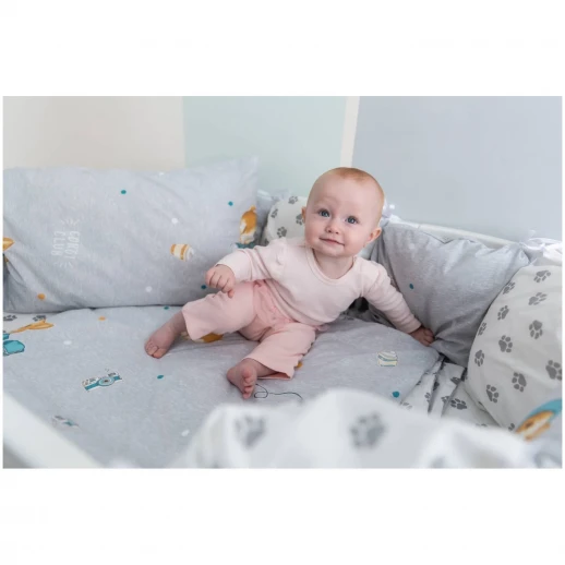 Комплект постельного белья ВОМБАТИК Classic Collection Корги 3 в 1 (17 предметов)