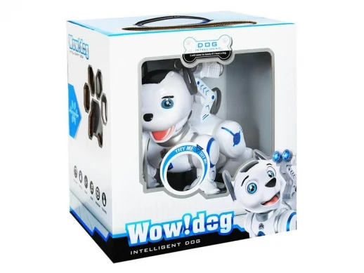 Радиоуправляемая робот-собака LENENG TOYS K10 Wow!Dog звук, свет, танцы, сенсор