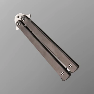 Нож-бабочка "Кавалер" сталь - 420, рукоять - сталь, 19 см