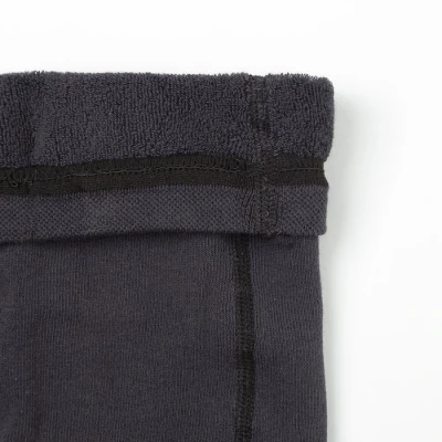 Колготки детские махровые, цвет тёмно-серый, рост 134-140 см