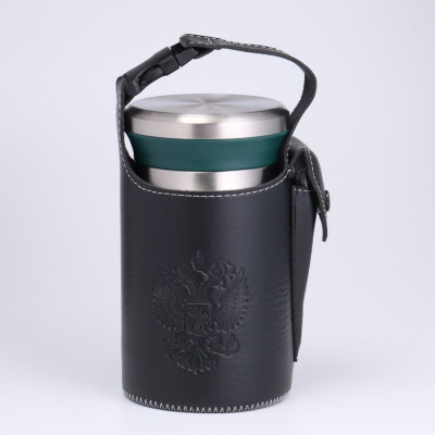 Термос для еды 620 мл, сохраняет тепло 12 ч, с ложкой, в чехле для переноски