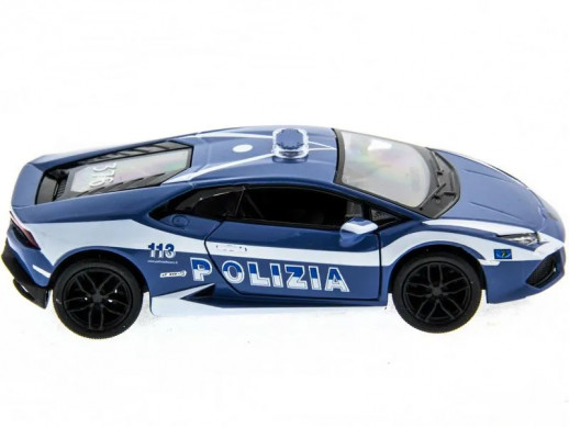 Машина Kinsmart Lamborghini Huracan (Police) инерция (1/12шт.) 1:36 б/к