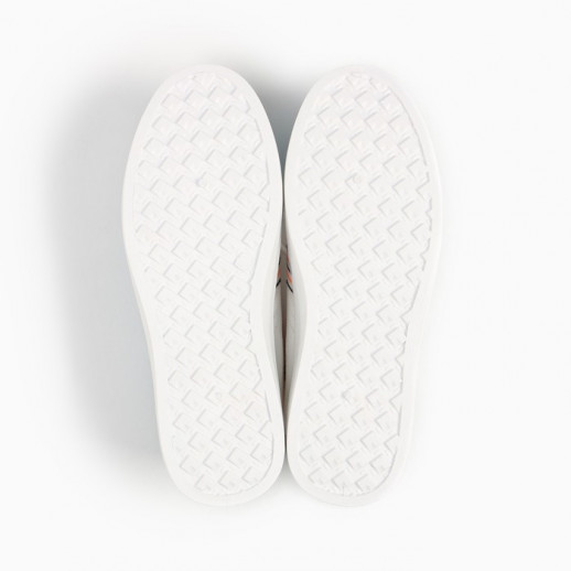 Кроссовки детские, цвет белый/полоски сверху