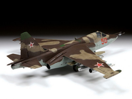 Сборная модель ZVEZDA Советский штурмовик Су-25 1/48, 1/48