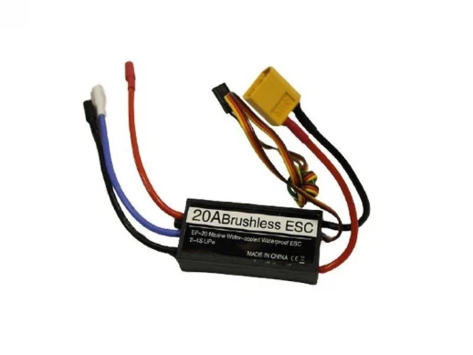 Регулятор скорости бесколлекторный 20A-XT60 для катера Volantex RC Vector SR48