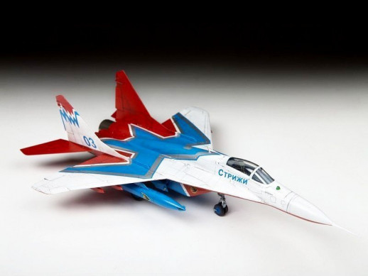 Сборная модель ZVEZDA Авиационная группа высшего пилотажа МиГ-29 "Стрижи", подарочный набор, 1/72