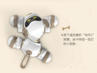 Радиоуправляемая робот-собака AMWELL 18011 STEPHEN DECATUR звук, свет, танцы