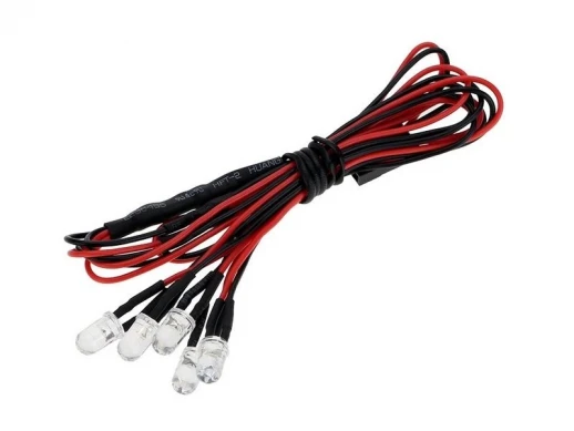 Передние светодиодные прожекторы на кузов для краулеров 1/10, черный