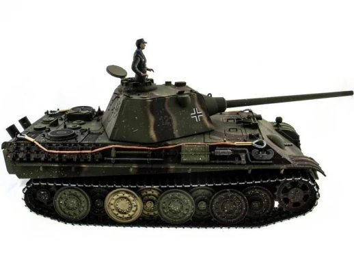 Р/У танк Taigen 1/16 Panther type F Германия HC версия, башня на 360, подшипники в ред., V3 2.4G RTR