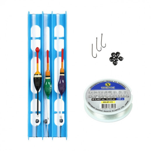 Набор рыболовный летний "Профессионал", 6 предметов