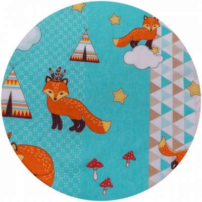 Простыня 75х75х12 круглая ВОМБАТИК Cl-0105-Fox Classic Collection Фокс