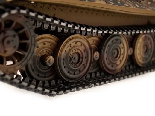 Р/У танк Torro Sturmtiger Panzer 1/16 2.4G, зеленый, ВВ-пушка, деревянная коробка