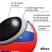 Мяч волейбольный MINSA «РОССИЯ», ПВХ, машинная сшивка, 18 панелей, р. 5