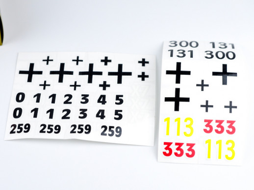 Набор наклеек и аксессуаров для танка King Tiger