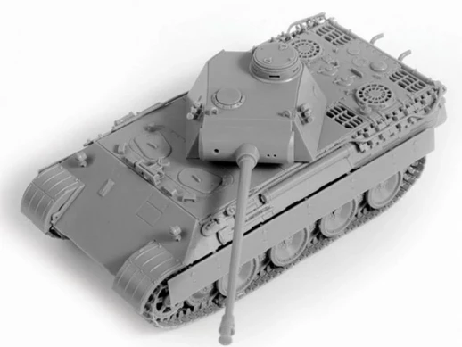 Сборная модель ZVEZDA Немецкий танк Т-V "Пантера" (сборка без клея), 1/72