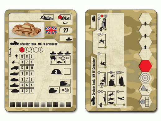 Сборная модель ZVEZDA Британский крейсерский танк "Крусер", 1/100