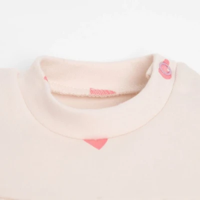 Комплект: платье и леггинсы Крошка Я «Зайчик», цвет бежевый/розовый