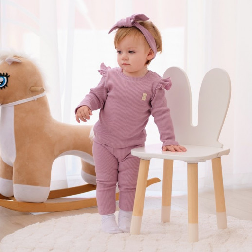 Костюм: джемпер и леггинсы Крошка, Я BASIC LINE, розовый