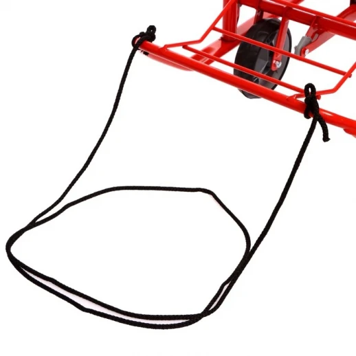 Санки «Тимка 3К универсал», с рукавичками алый