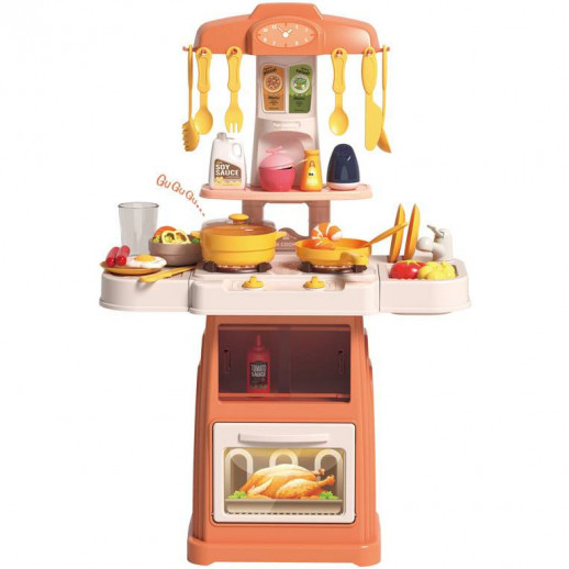Игровой набор ГЛАВИГРУШКА GS 3006 Кухня 66 см, 44 предмета свет, звук