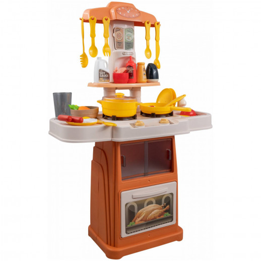 Игровой набор ГЛАВИГРУШКА GS 3006 Кухня 66 см, 44 предмета свет, звук