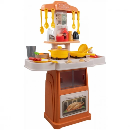 Игровой набор ГЛАВИГРУШКА GS 3006 Кухня 66 см, 44 предмета свет, звук