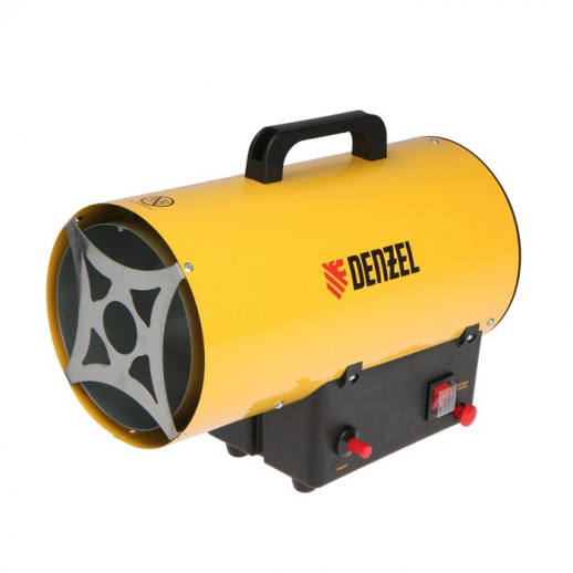 Тепловая пушка Denzel GHG-15, газовая, 15 000 Вт, 500 м3/ч, пропан-бутан, 1 кг/ч