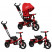 Велосипед трёхколесный Micio Classic Plus, колёса EVA 12"/10", цвет бордовый