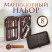 Набор маникюрный «Рептилия», 8 предметов, в футляре, цвет чёрный