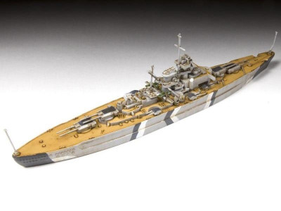 Сборная модель ZVEZDA Немецкий линкор "Бисмарк", 1/1200