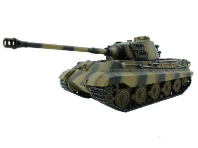 Р/У танк Torro King Tiger (башня Henschel) 1/16 2.4G, ВВ-пушка, деревянная коробка