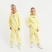 Костюм детский (худи, брюки) MINAKU: Basic Line KIDS, oversize, цвет жёлтый, рост 116