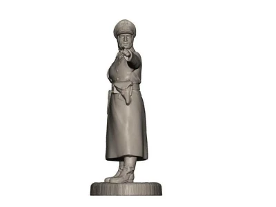 Сборные солдатики ZVEZDA Немецкий штаб в зимней форме, 1/72