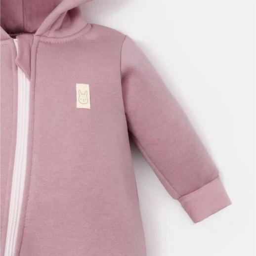 Комбинезон с капюшоном Крошка, Я BASIC LINE, розовый