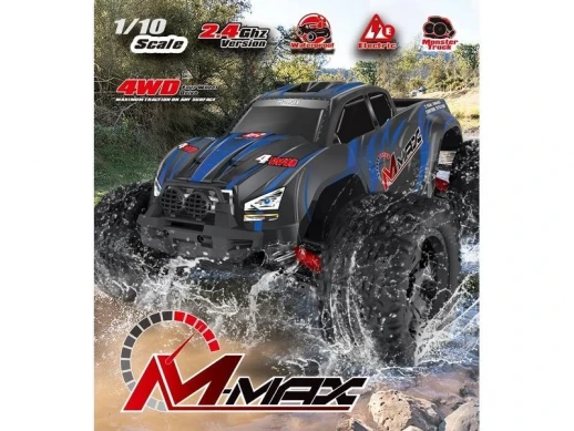 Радиоуправляемый монстр Remo Hobby MMAX PRO (синий) Li-Po 4WD 2.4G 1/10 RTR