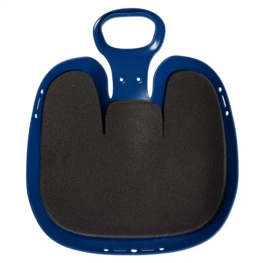 Санки-ледянки «Вираж», с мягкой сидушкой, 39×37×14 см, МИКС