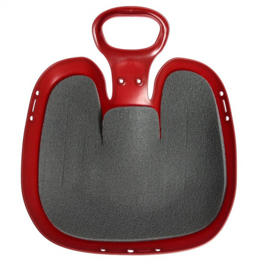 Санки-ледянки «Вираж», с мягкой сидушкой, 39×37×14 см, МИКС