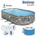 Бассейн каркасный Power Steel, 610 x 366 x 122 см, фильтр-насос, лестница, 56719 Bestway