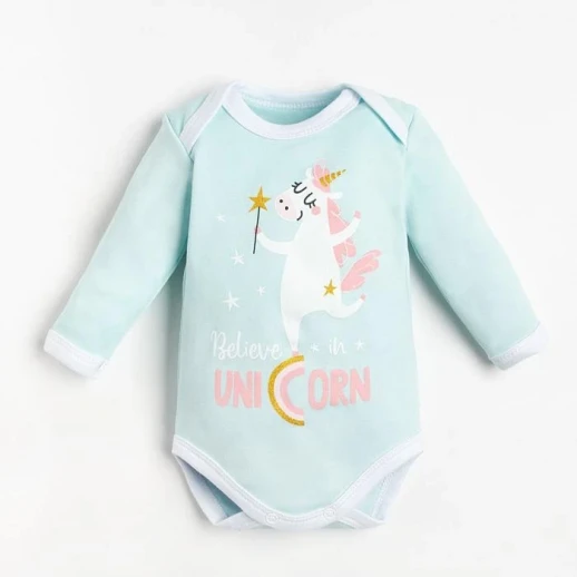 Боди с длинным рукавом Крошка Я "Unicorn"