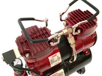 Компрессор JAS 1226, с регулятором давления, автоматика, два режима работы, ресивер, два цилиндра