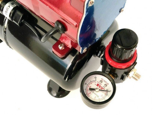 Компрессор JAS 1226, с регулятором давления, автоматика, два режима работы, ресивер, два цилиндра