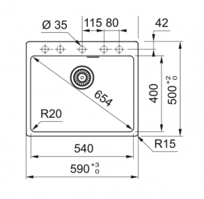 Мойка Franke 114.0661.703 Franke 114.0661.703