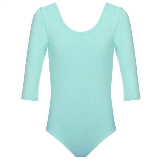 Купальник гимнастический Grace Dance, с рукавом 3/4, р. 36, цвет ментоловый